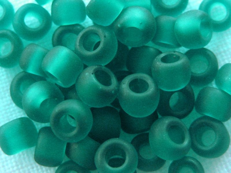 6/0 Rocailles TOHO Transparent Frosted Teal 10g
