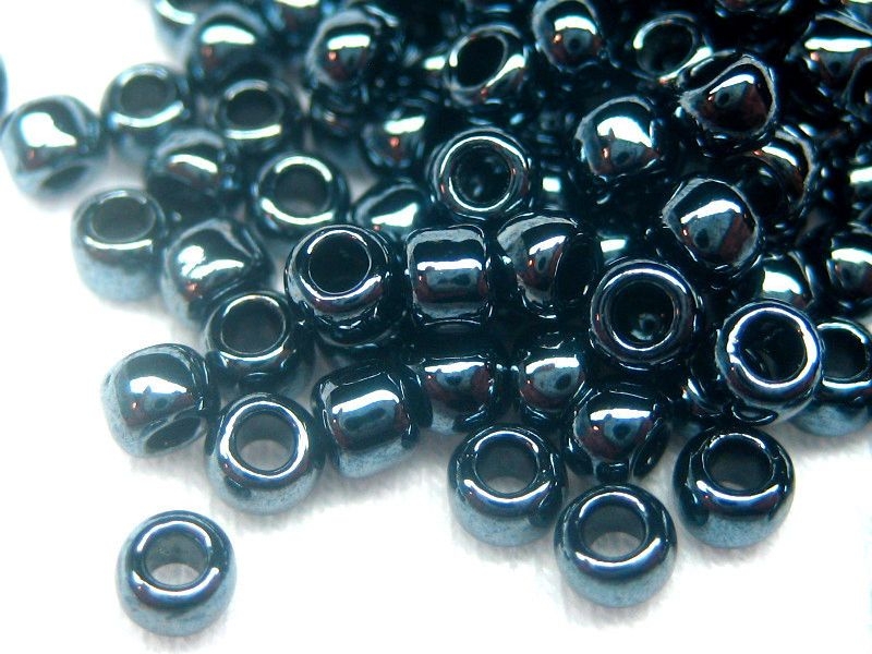 6/0 Rocailles TOHO Metallic Hematite 10g