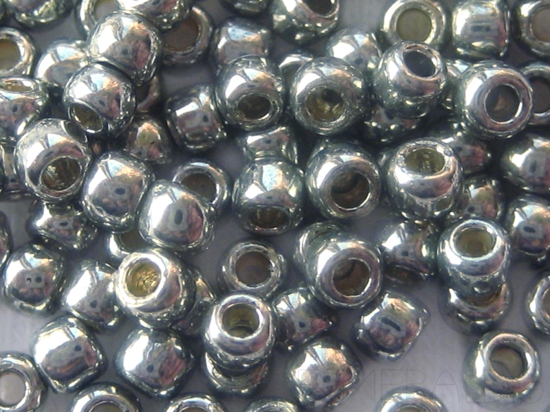 6/0 Rocailles TOHO PF Galvanized Blue Slate Metallic blaugrau 10g