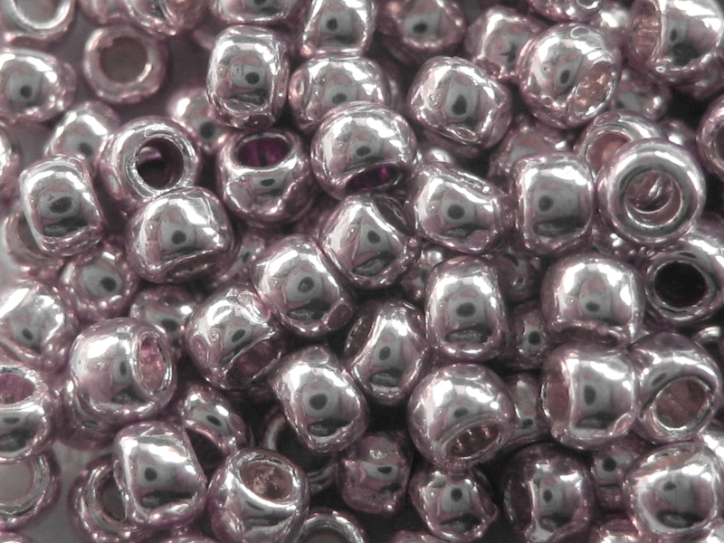 6/0 Rocailles TOHO PF Galvanized Pink Pewter 10g