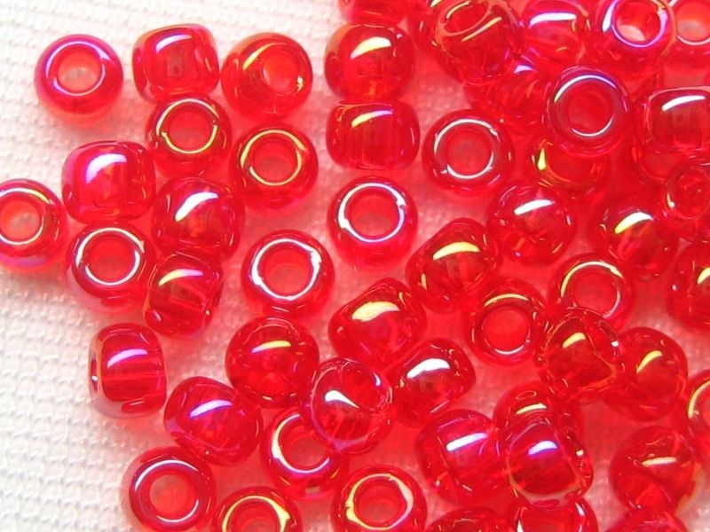8/0 Rocailles TOHO Rainbow Siam Ruby 10g