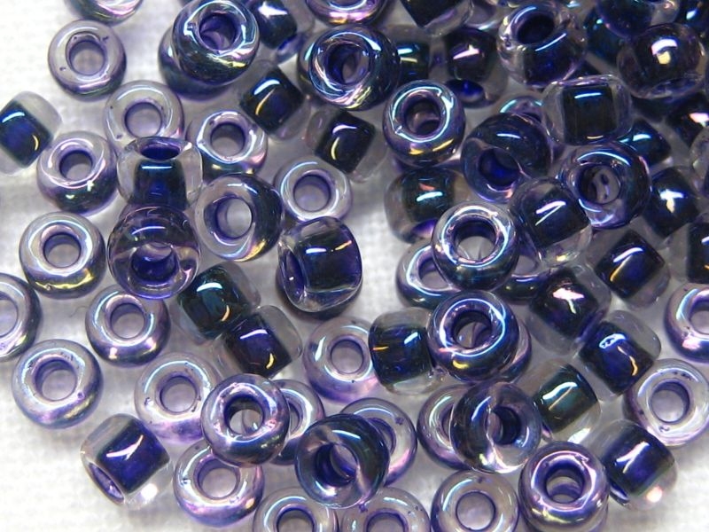 8/0 10g TOHO Rocailles Rainbow Crystal Tanzanite