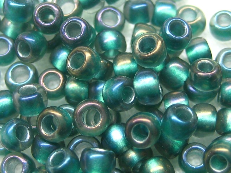 8/0 Rocailles TOHO Crystal Metallic Teal 10g
