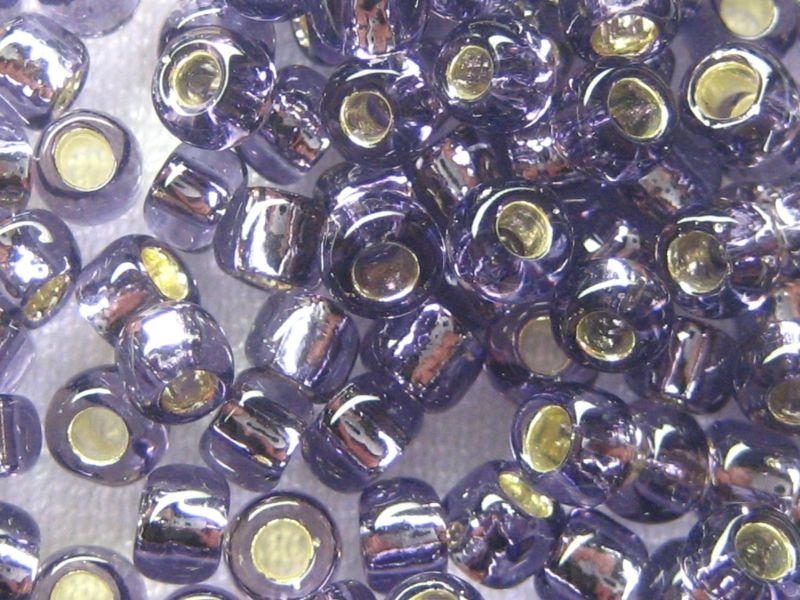 8/0 Rocailles TOHO Silver Lined Tanzanite 10g