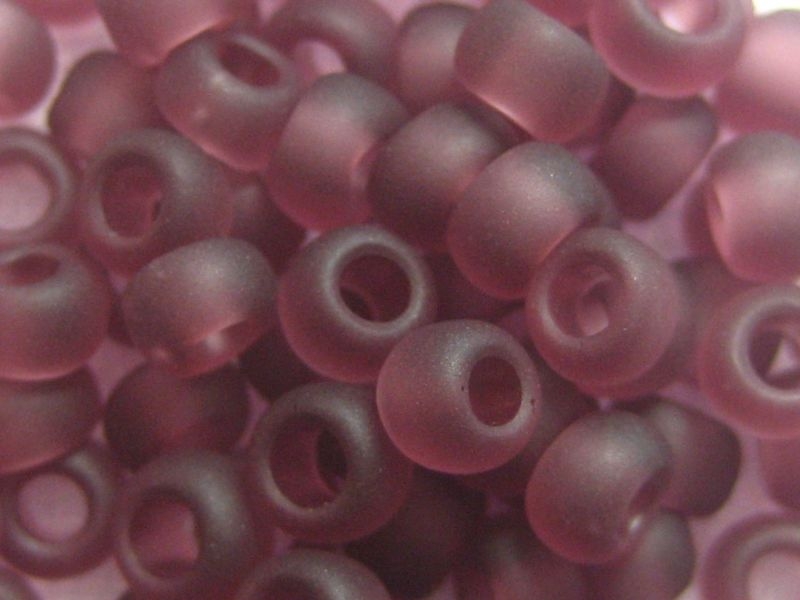 8/0 Rocailles TOHO Medium Amethyst Frosted violett matte 10g