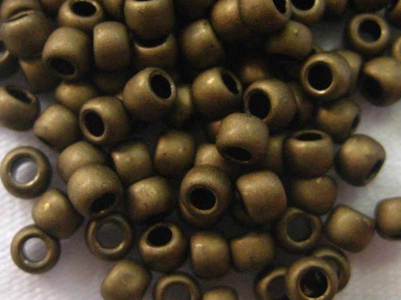 8/0 Rocailles TOHO Matte Color Dark Copper 10g