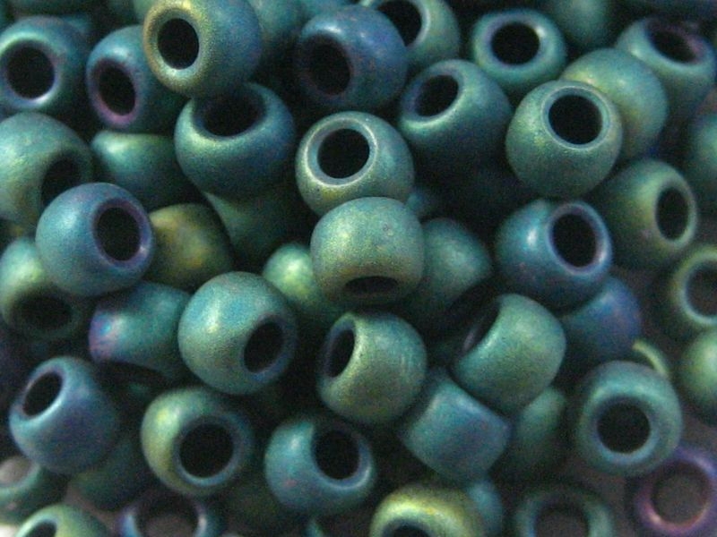 8/0 Rocailles TOHO Matte Color Iris Teal 10g