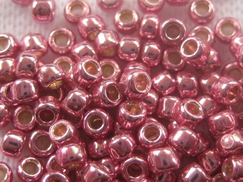 8/0 Rocailles TOHO PF Galvanized Pink Lilac 10g