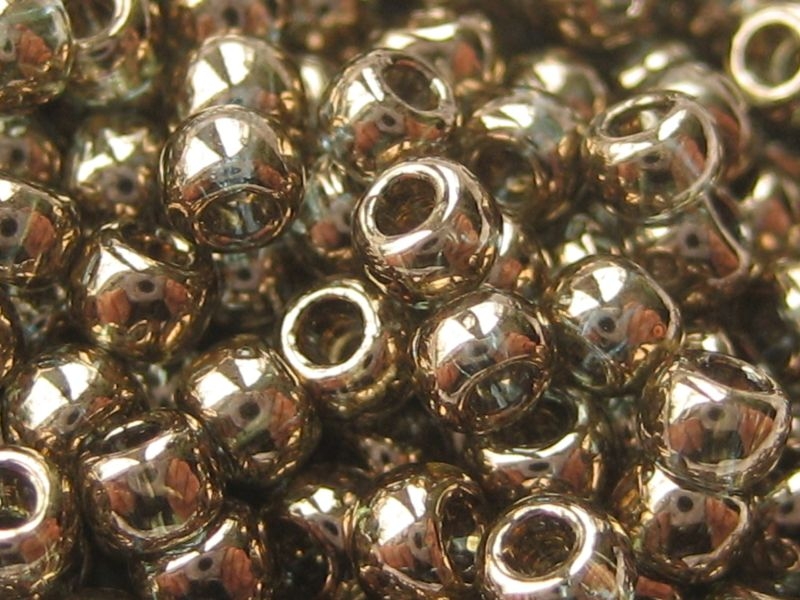 11/0 10g TOHO Rocailles Gold Luster Montana Blue