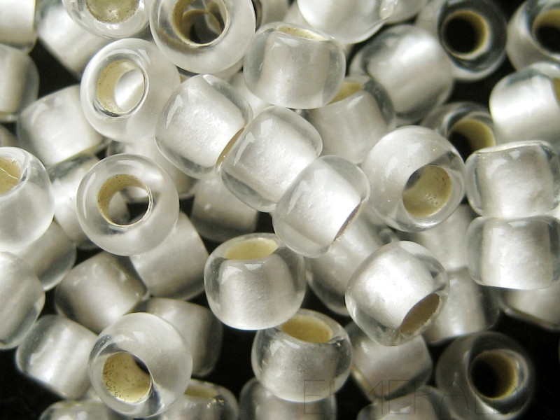11/0 10g TOHO Rocailles Silverlined Frost Crystal