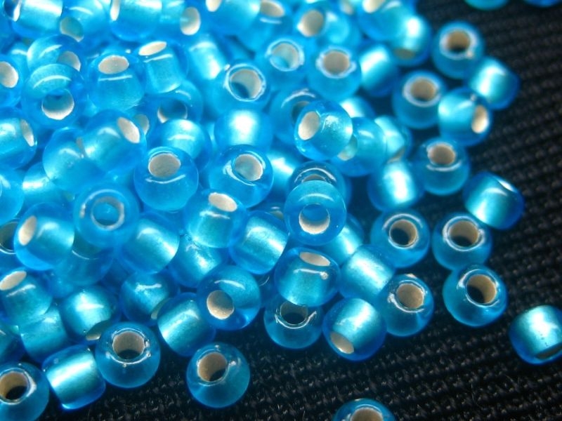 11/0 Rocailles TOHO Frosted Dark Aquamarine 10g
