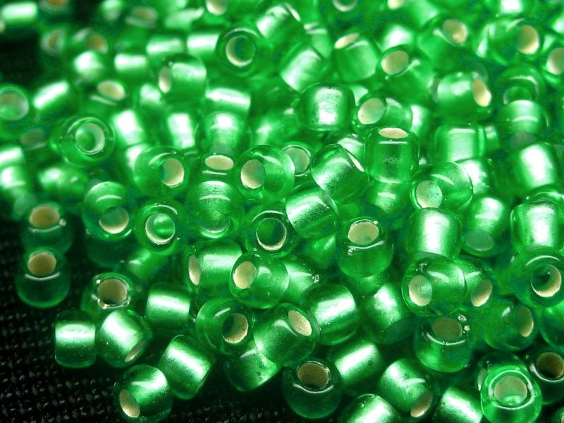 11/0 Rocailles TOHO Frosted Dark Peridot 10g