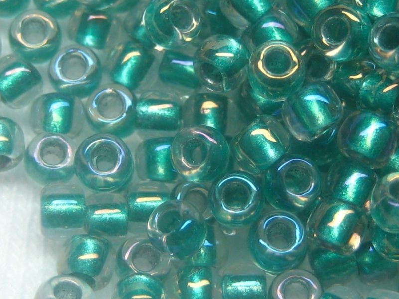 11/0 Rocailles TOHO Rainbow Crystal Teal Lined 10g