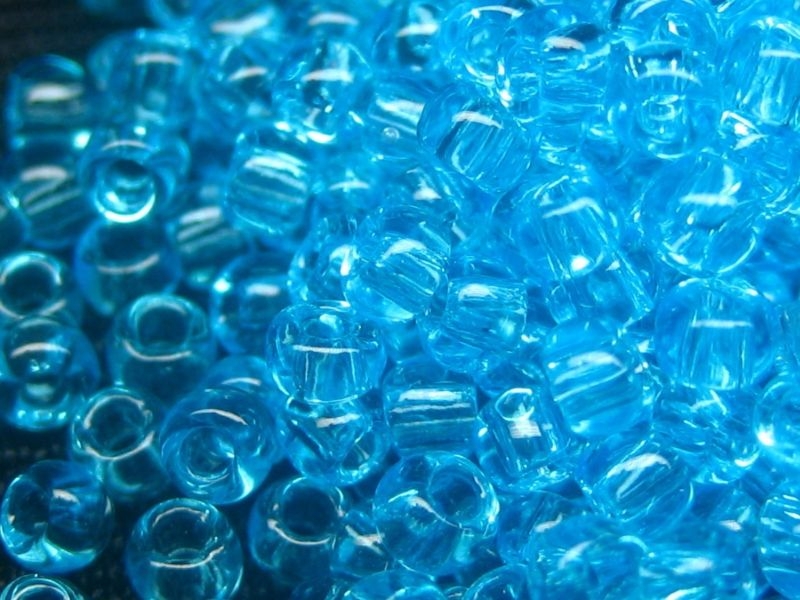 11/0 10g TOHO Rocailles Transparent Aquamarine