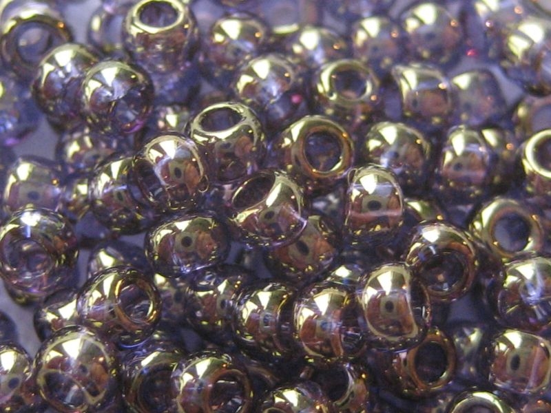 11/0 10g TOHO Rocailles Gold Luster Light Tanza...