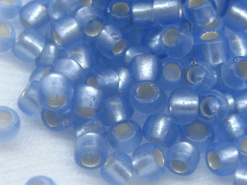 11/0 Rocailles TOHO Frosted Light Sapphire 10g