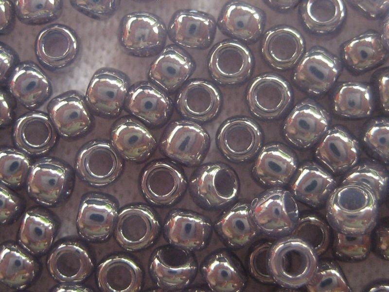 11/0 10g TOHO Rocailles Gold Luster Pale Wisteria