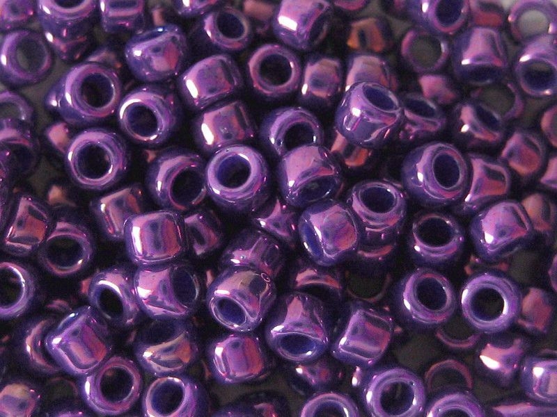11/0 10g TOHO Rocailles Higher Metallic Grape