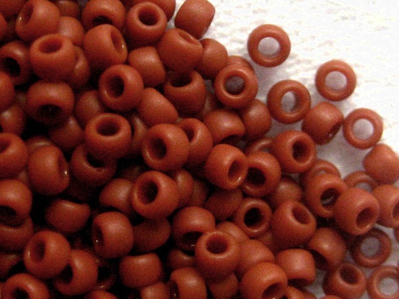 11/0 Rocailles TOHO Opaque Frosted Terra Cotta 10g