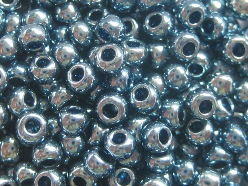 11/0 10g TOHO Rocailles Galvanized Peacock Blue