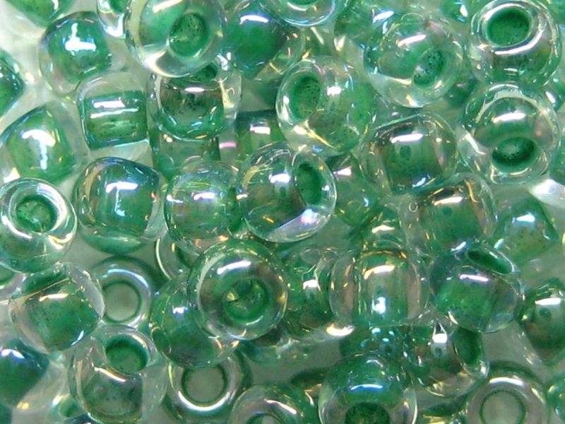 11/0 Rocailles TOHO RB Crystal Shamrock Lined 10g