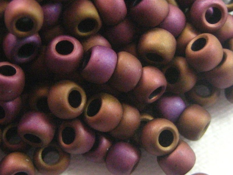 11/0 Rocailles TOHO Matte Color Mauve Mocha 10g
