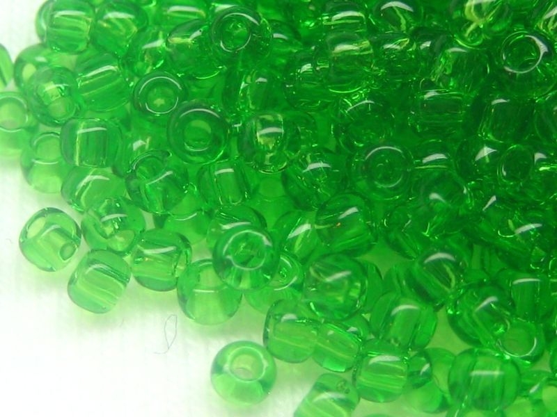 11/0 Rocailles TOHO Transparent Peridot 10g
