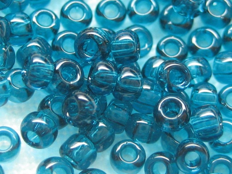 11/0 Rocailles TOHO Transparent Capri Blue 10g