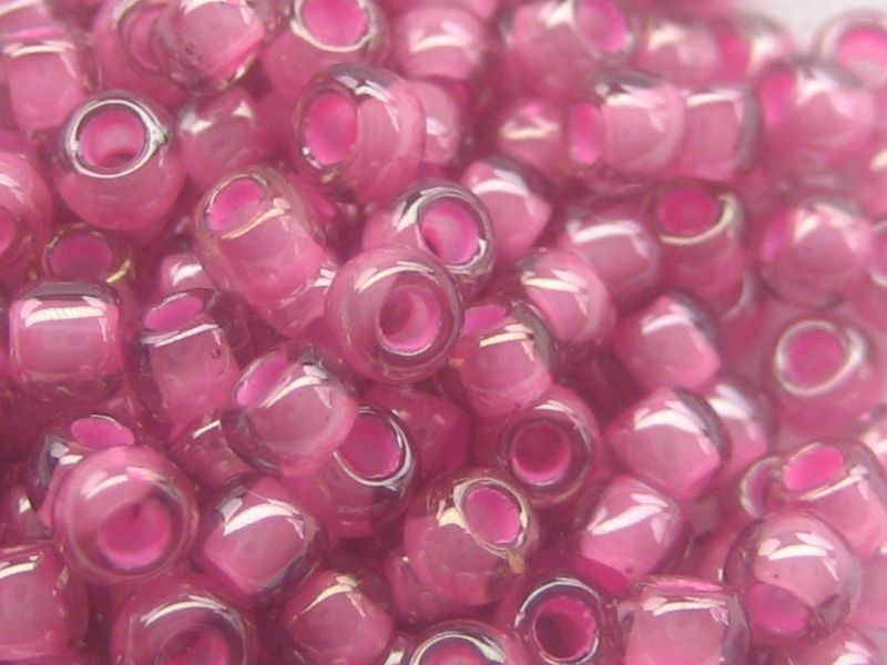 11/0 Rocailles TOHO Light Amethyst Pink Lined 10g