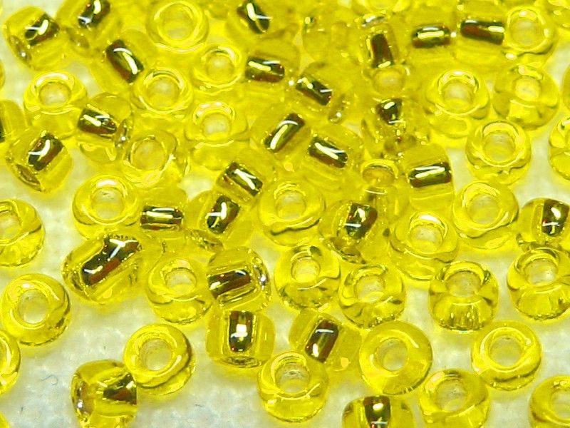 15/0 Rocailles TOHO Silver Lined Lemon 10g