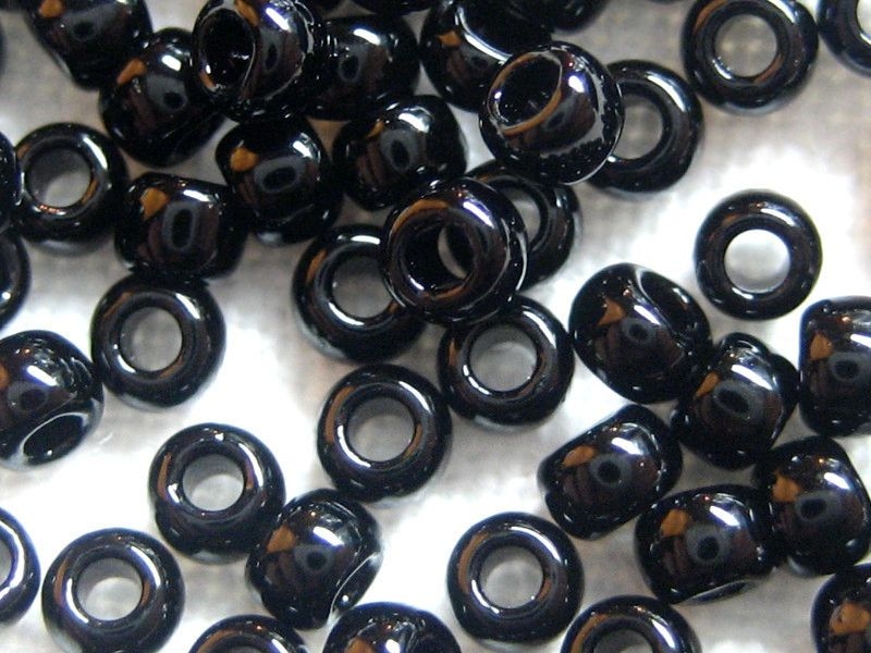 15/0 Rocailles TOHO Opaque Jet 10g