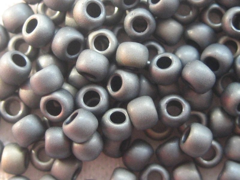 15/0 Rocailles TOHO Matte Color Gun Metal 10g