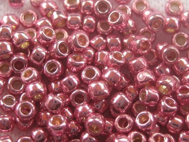 15/0 10g TOHO Rocailles PF Galvanized Pink Lilac