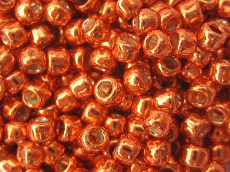 15/0 10g TOHO Rocailles PF Galvanized Saffron