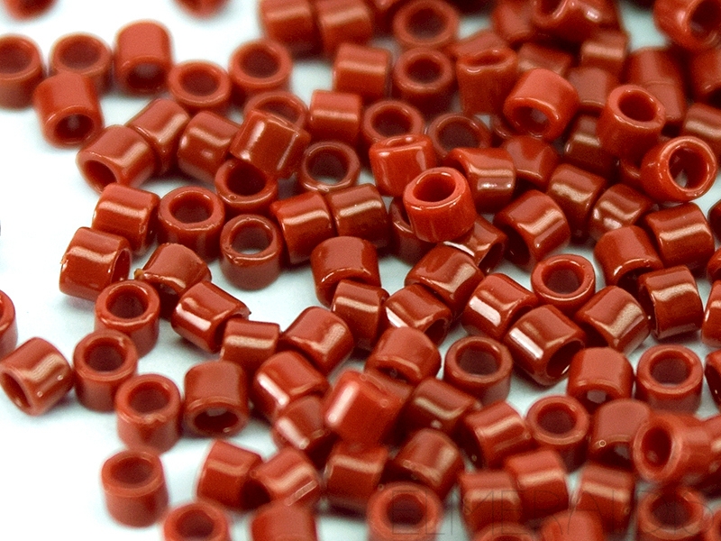 11/0 Delica TOHO Treasures Opaque Terra Cotta braun 5g