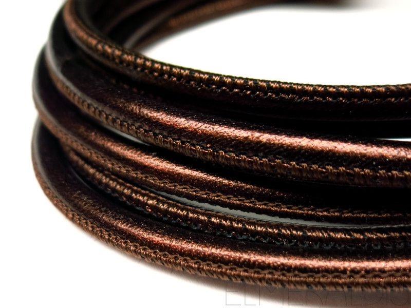4mm Nappa Lederband Bronze Metallic Matte 20cm