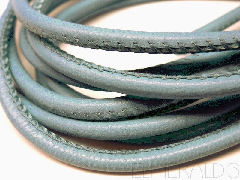 4mm Nappa Lederband Pastel Blue 20cm