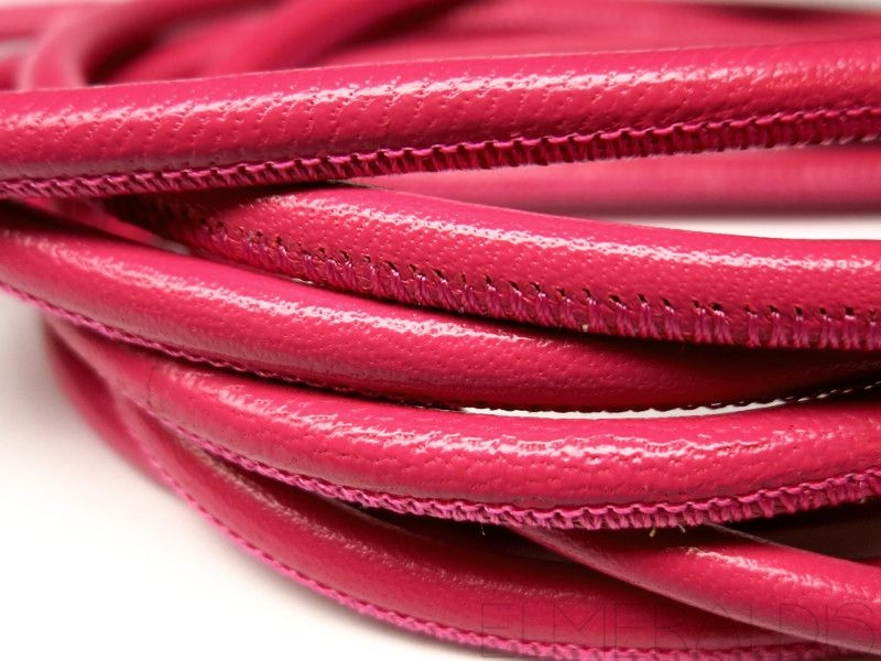 4mm Nappa Lederband Pink rosa 20cm