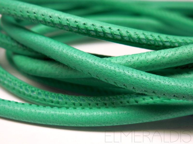4mm Nappa Lederband Turquoise türkis 20cm