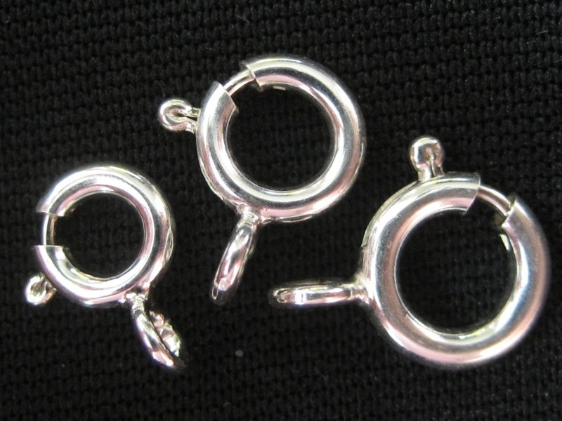 6 mm Federring 925 Silber