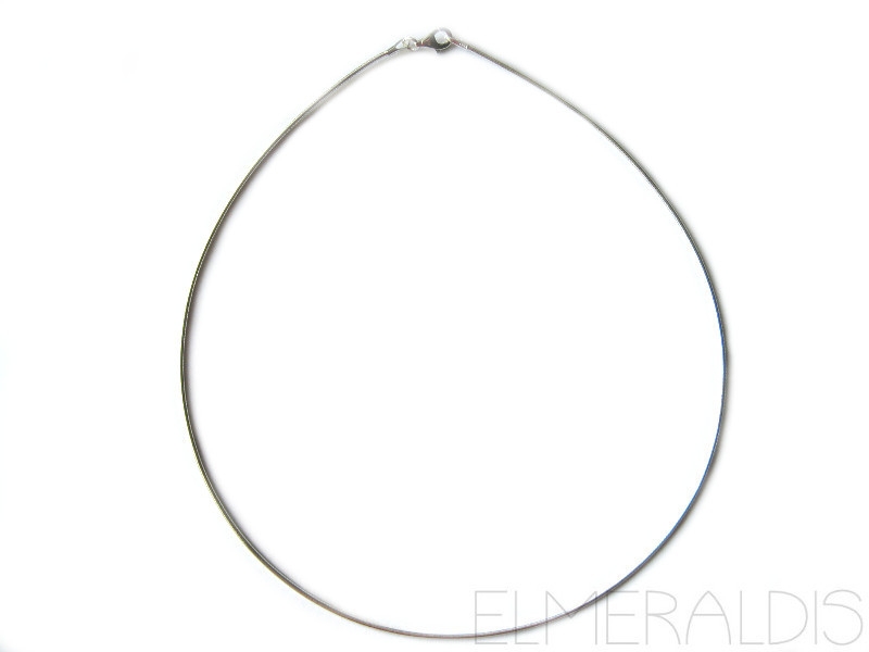 50 cm Omega Reif 925 Silber 1,9 mm
