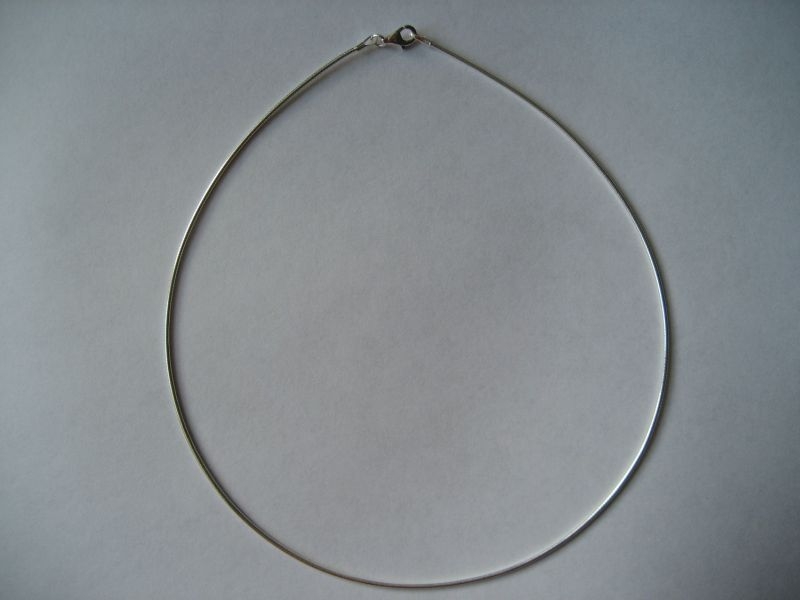 40 cm Omega Reif 925 Silber 1,3 mm
