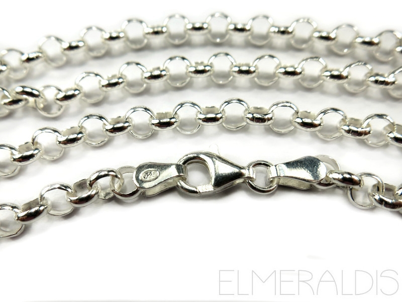 50 cm Halskette Ankerkette 925 Silber 2,2 mm